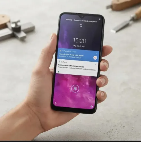 Motorola one zoom 128gb NFC usado. Funcionando tudo. Acompanha película 3D e cabo USB