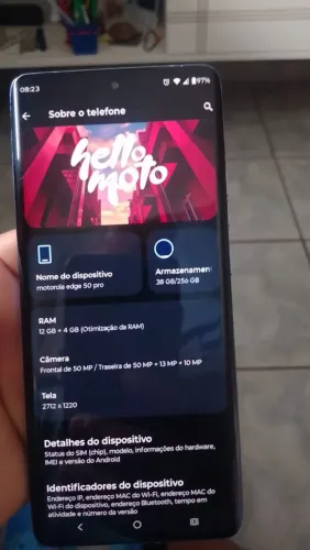 Só vendo um Motorola Edge 50 pro não troco tem alguma marcas de uso