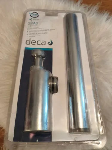 Sifão de Copo Cromado para Lavatório Deca( Novo Lacrado)R$ 200,00