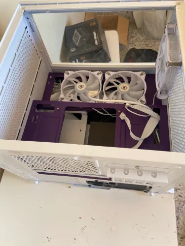Gabinete Mancer CV100  purple edition, com fonte de alimentação inclusa 