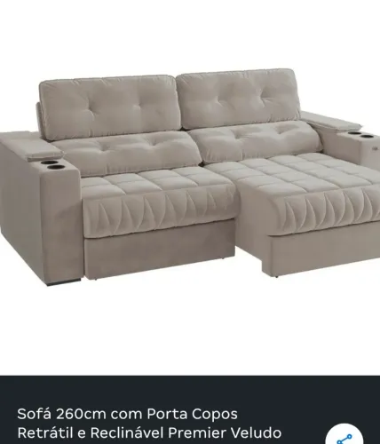 Sofa retrátil Kappesberg