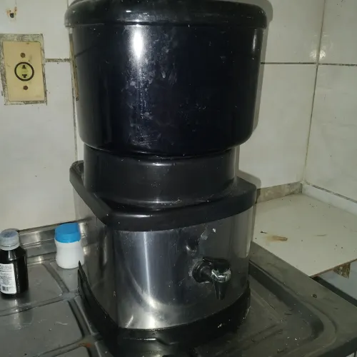 Filtro com base de barro
