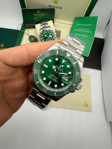 Rolex Submariner Automático Vidro Safira