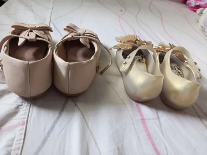 Sapatos infantis numero