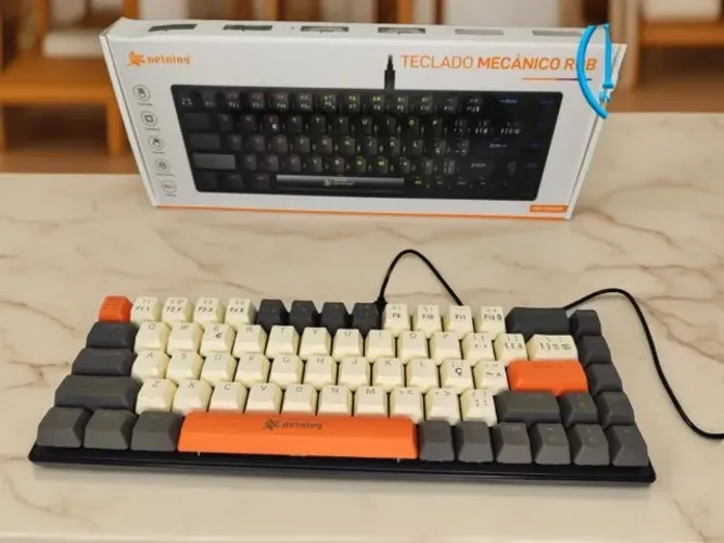TECLADO MECÂNICO COM FIO PEINING MODELO PEI FR3025 an6