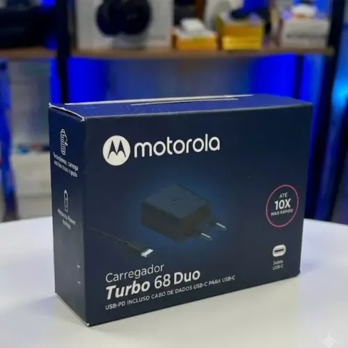Carregador Motorola 68w - Faço Entrega