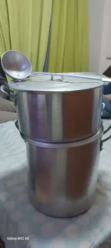 Kit Caldeirão! + caçarola grande+ concha, perfeito para sua feijoada, ou outras delícia 