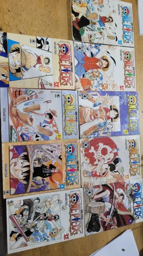 Mangás de one piece - volume 1 ao 9