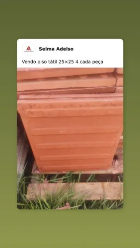 Pisos tátil 25×25