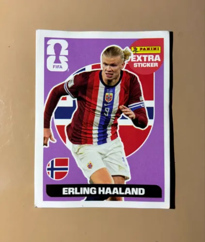 Cartinha Rara do Haaland da Copa do Mundo de 2026