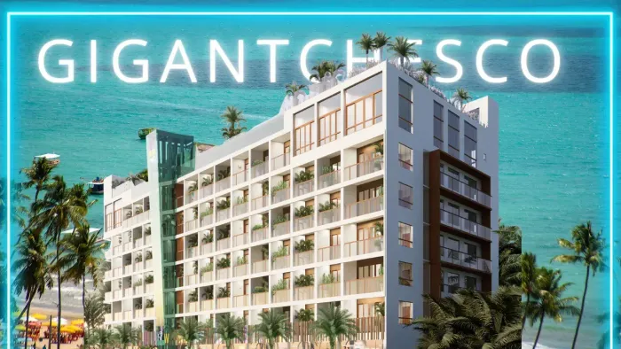 PRAIA DE PEROBA (AL) - Flat 20 m² 1 quarto em Maragogi - AL com lazer completo e gestão a