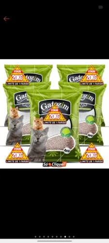 Areia para gato