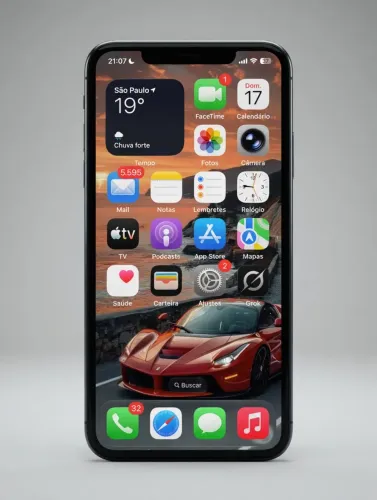 iPhone 11 Pro Max 256 Gb Prata Tela Trincada (Usado)