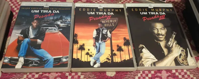 Trilogia Um Tira da Pesada DVDs originais
