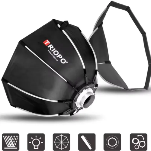 Softbox octagon triopo