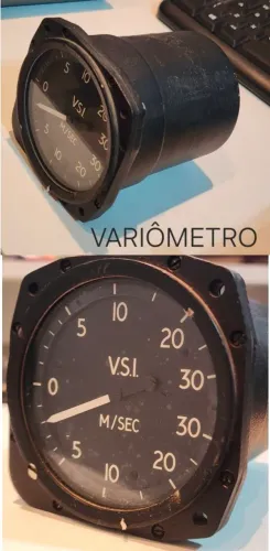 Instrumento Aviação VERTICAL SPEED   - Variômetro.