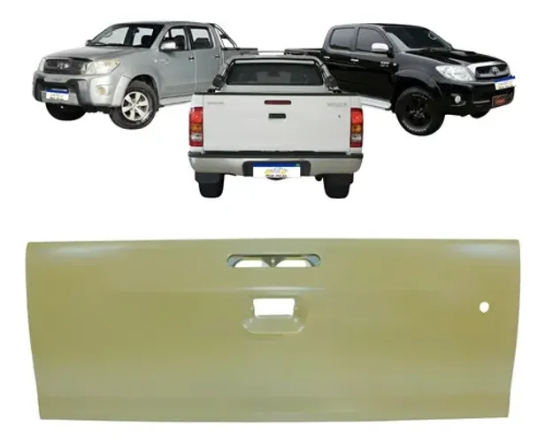 Tampa Caçamba Toyota Hilux C/f Chave 2009 2010 2011 Cinza