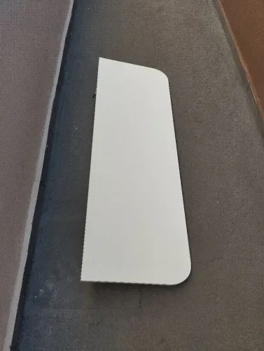 Mesa de cozinha em MDF retrátil, dobrável 120x40 cmbranca.