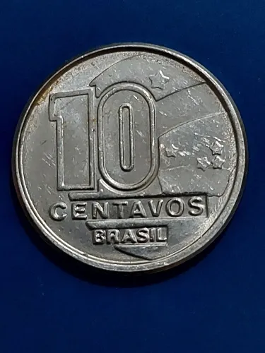 Moeda 10 Centavos - 1989 - Brasil