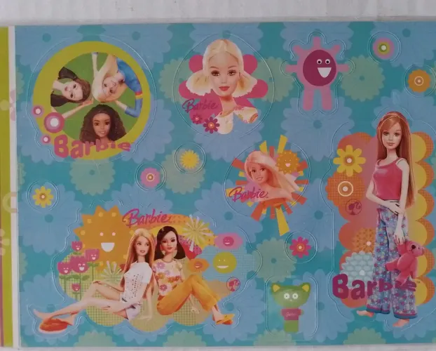 Cartelas Magnéticas Barbie Originais Kit Com Duas