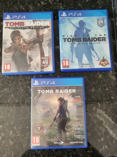 Kit 3 jogos - Tomb Raider - Playstation 4 PS4