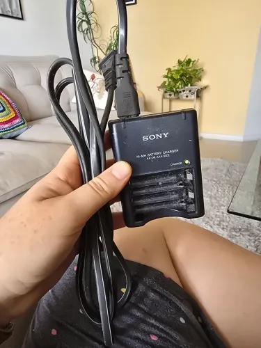 Carregador de pilhas original sony