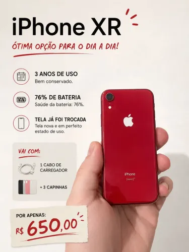VENDA DE IPHONE XR