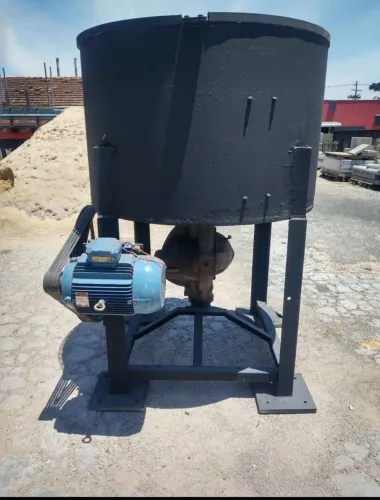 Misturador de concreto para fabricação de blocos e pavers