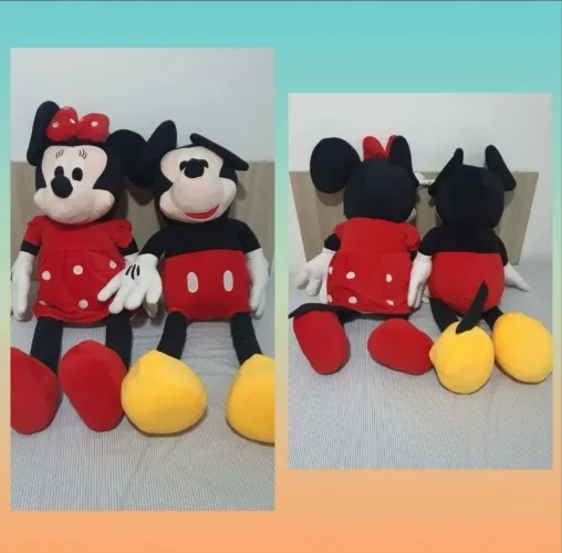 OPORTUNIDADE////Pelúcias Mickey e Minie 