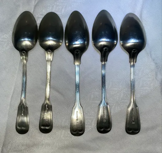 Colheres prata dos anos 50/60