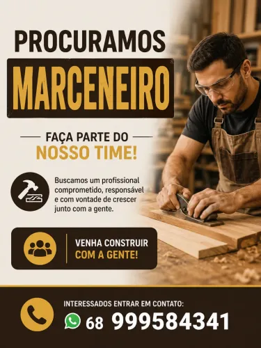 Vaga para Marceneiro