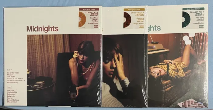 Combo vinil Taylor Swift Midnights