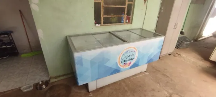Ilha para Congelados, Dupla Ação, 1,89m, 220V congela e refrigera aceito oferta !! 