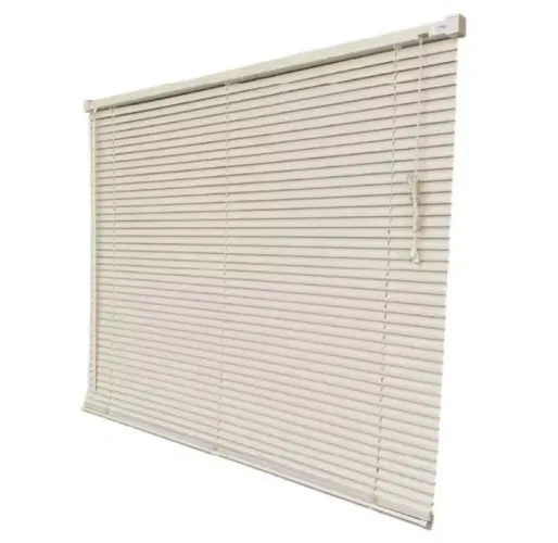 2 cortinas persianas 120x130  cor bege