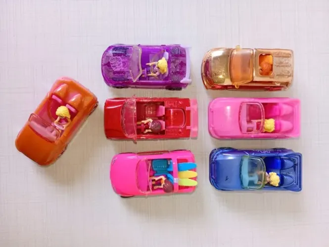 Carrinhos Polly Pocket - Pista Polly (anos 2000)