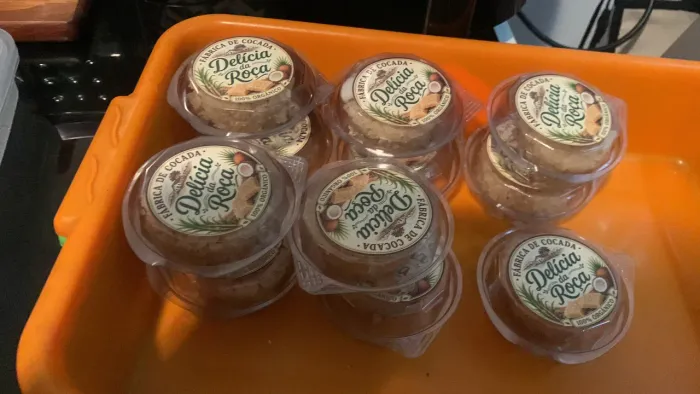 Cocada cremosa da nossa roça