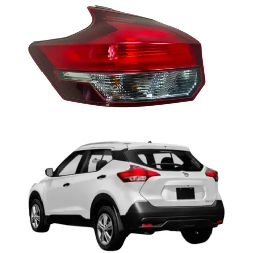 Lanterna Esquerda Kicks 2017 2020 Original Esquerdo/motorista Vermelho