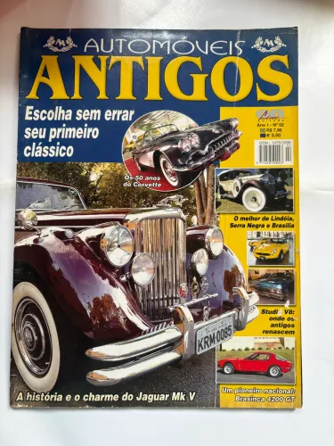 revista automóveis antigos jaguar mk ano 1 edicao 2