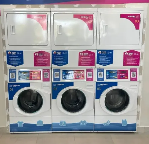 Vendo lavanderia de autosserviço completa e pronta para instalação.