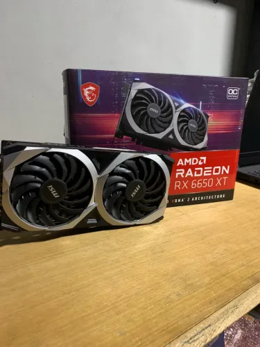 RX 6650xt 8GB MSI somos loja