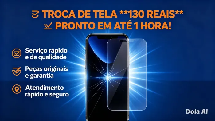 Trocas de telas apartir de 100,$