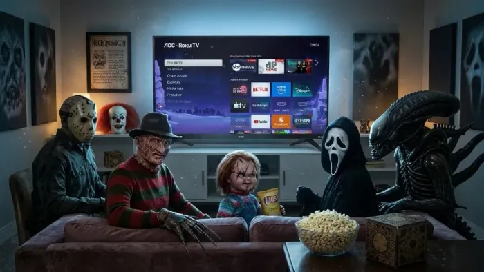 A TV QUE ESTA ASSUSTANDO PELO PREÇO BAIXO -SMART TV 32 ROKU AOC