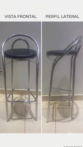 Banqueta Cromada