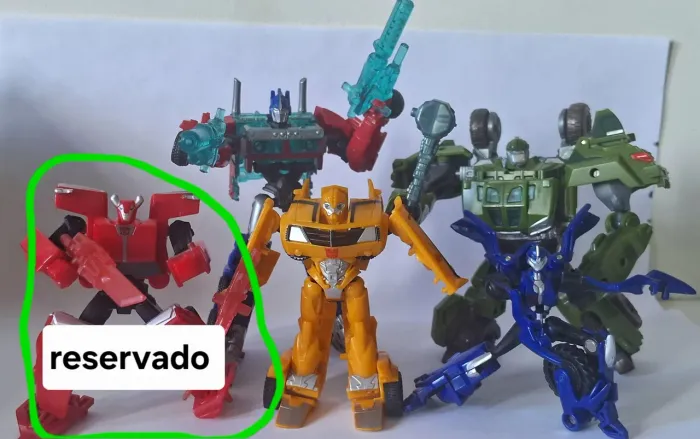 Transformers prime cyberverse super RARO!!!! Optimus, bumblebee, bulckhead, arcee e cliff.