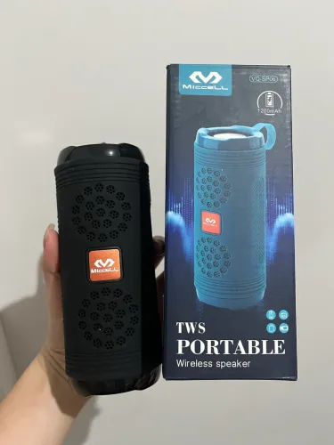 Caixa De Som Portátil Miccel Bluetooth, Usb, 4H De Bateria, Usb, Sd - Preta VQ-SP06