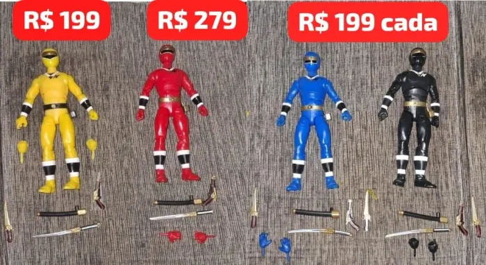 Power Rangers Lighting Collection Aliens Rangers 