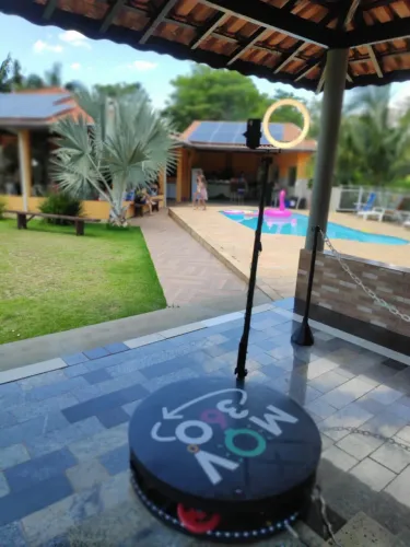 Plataforma giratória para eventos 
