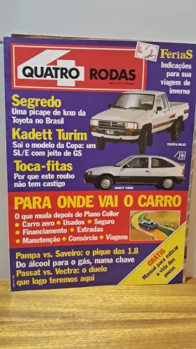 Revista Quatro Rodas Antiga 6 unidades