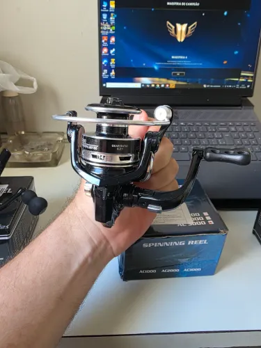 Molinete AC3000 bobina em Alumínio.