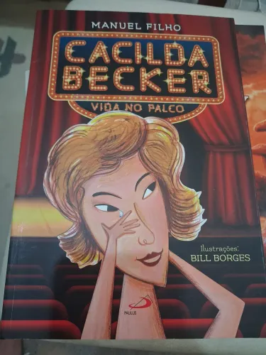 Livro CACILDA BECKER - VIDA NO PALCO em excelente estado!!!